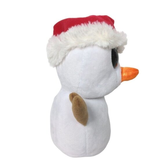 Ty Beanie Boo Scoop Snowman Christmas Plush Winter Stuffed Animal 2016 6.5" - Picture 2 of 6